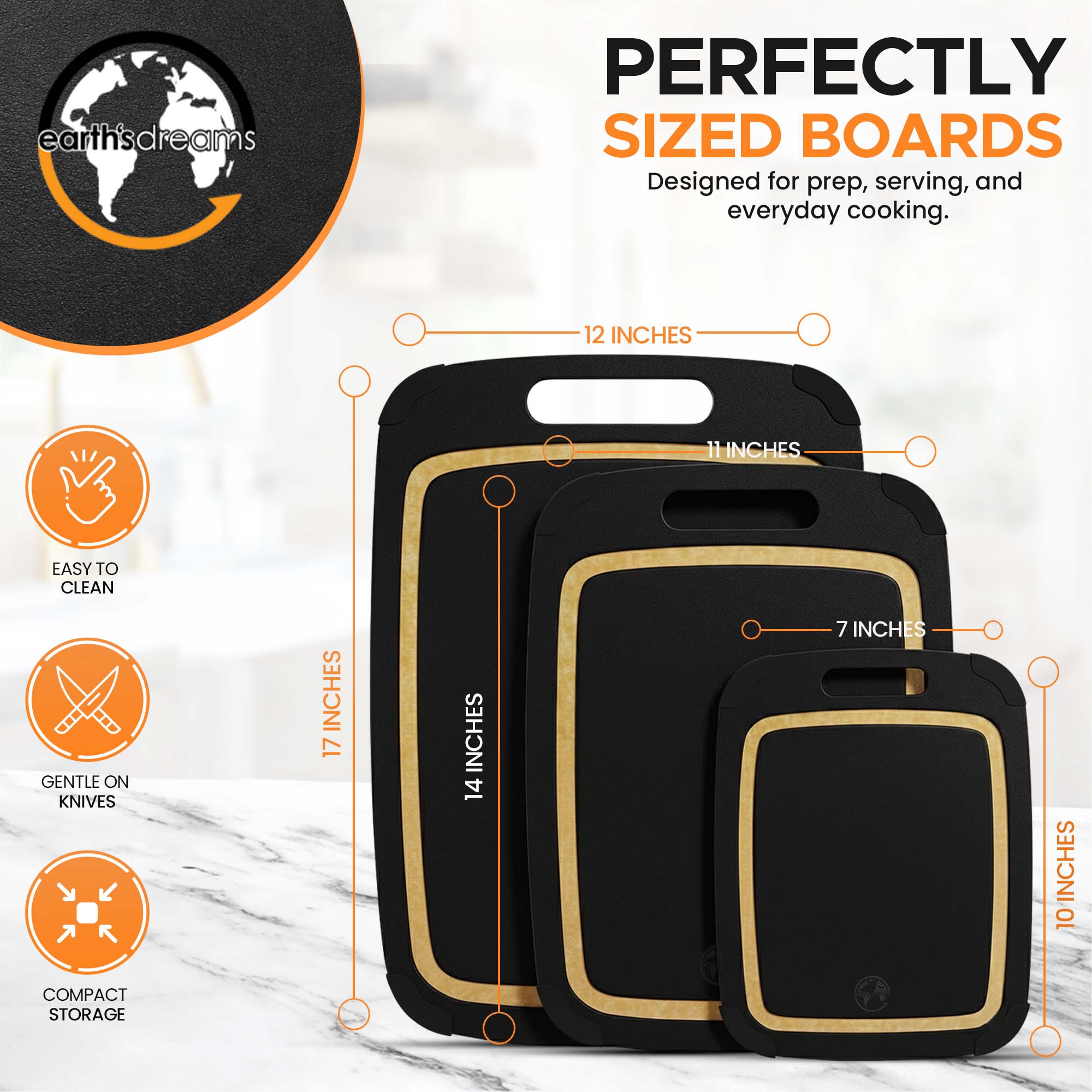 Black/Tan board detail